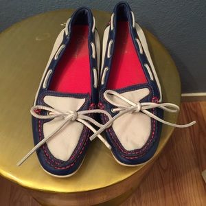 🌟Rockport- Red, White and Blue Leather Shoes